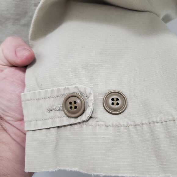 Lucky Brand Dungarees Womens Vintage Khaki Tan Ripstop Cropped Cargo Pants 10/30 - Picture 3 of 11